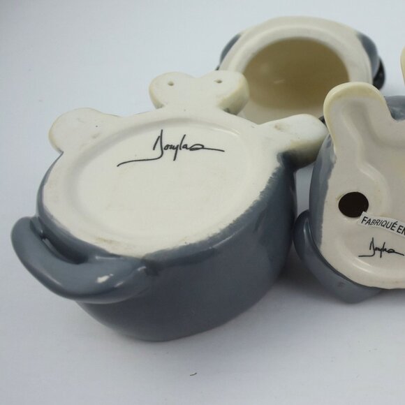 3 Russ Berrie Douglass Ceramic Dog Figurines, Large One is Trinket Box - Picture 11 of 13